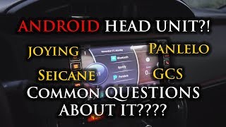 Questions Asked Question Answered Android headunit FAQ [upl. by Attenrad]