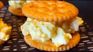 Air Fryer Hard Boiled Eggs  Egg Sandwich Recipe [upl. by Attenna792]