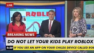 News Reporters Say Roblox Is Not Kid Friendly [upl. by Lemart]