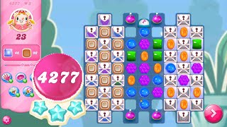 Candy Crush Saga Level 4277 NO BOOSTERS  3 Sugar Stars 🌟🌟🌟 [upl. by Aeriel]