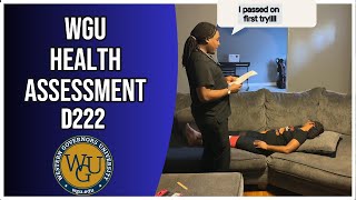 WGU Health Assessment Video  Comprehensive Health Assessment D222 [upl. by Ynove]