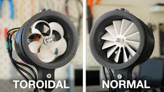 Toroidal propeller vs 3D printed EDF [upl. by Sharon713]