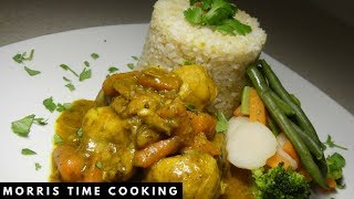 Jamaican Curried Chicken  Lesson 3  Morris Time Cooking [upl. by Gona]