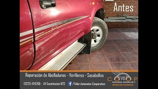 Reparacion con Técnicas varillero Sacabollos  Toyota Hilux [upl. by Aniela1]