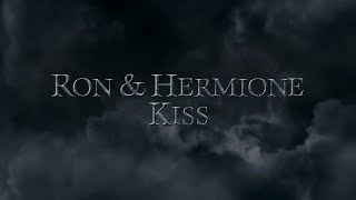 Ron and Hermiones Kiss  Harry Potter Behind the Scenes [upl. by Bronny]