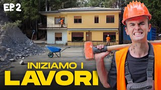 INIZIANO I LAVORI 👷🏻‍♂️ Pinningum EP2  Duri Lavori [upl. by Ayocal]