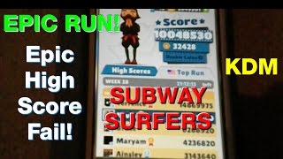 Subway Surfers Epic Run Results [upl. by Nuawed]