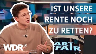 Hoffnungsträger Aktienrente Staatliche Börsenspekulation gegen Altersarmut  Hart aber fair  WDR [upl. by Nosnhoj180]