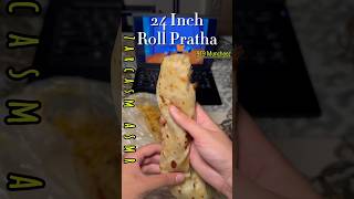 Zarcasm ASMR  24 Inch Roll Pratha 🌯 Muncheez 9T9🫰🏻 zarcasm rollpratha mukbang streetfood [upl. by Kellsie]