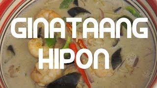 Paano magluto Ginataang Hipon Recipe Shrimp Coconut Milk Pinoy Tagalog Filipino cooking [upl. by Desdamona]