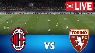 🔴 In Diretta MilanTorino  Serie A 202425  Partita in diretta oggi [upl. by Poppo]