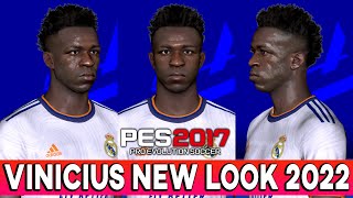 PES 2017 VINICIUS JR NEW FACE amp HAIRSTYLE [upl. by Irtimd]