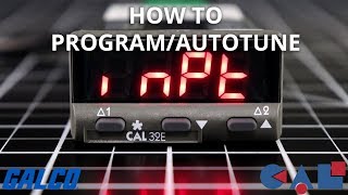 Initial Factory Setup and Autotune on Cal Controls 3200 Series Process Controller [upl. by Nnylamme]