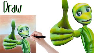 EI chombo  Drawing Cutty Ranks  Alien dance Drawing dame tu cosita dessin [upl. by Yruam]