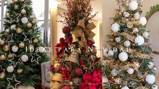 ARBOLES de NAVIDAD en TENDENCIA 2023 2024 🎄 IDEAS para DECORAR el ARBOL DE NAVIDAD [upl. by Virgina248]