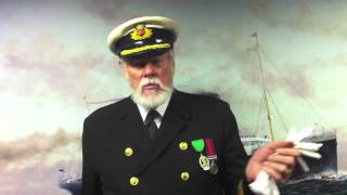 Captain Edward J Smith at TITANIC Winnipeg [upl. by Sucramraj]