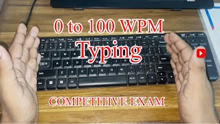 0 to 100 wpm HOME ROW ENGLISH AND HINDI TYPING typing englishtypingcourse tutorial beginners [upl. by Nahtanhoj]