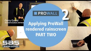 How To Apply Rendered Cladding For A Stable Rendered Finish  ProWall Part Two [upl. by Ennovehs]