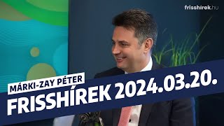 MárkiZay Péter a Frisshírek Podcast vendége  2024 március 20 [upl. by Nonna631]