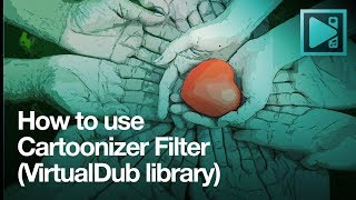 Lifehack use Cartoonizer filter from VirtualDub library in VSDC Video Editor [upl. by Alejandro]