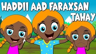 Haddii aad faraxsan tahay  If you happy and you know it in Somali  Hees caruureed  Somali Kids [upl. by Lemrahs]