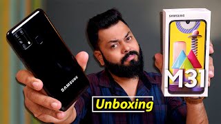 Samsung Galaxy M31 Unboxing amp First Look  64MP  6000mAh  SAMOLED  MegaMonster🔥🔥🔥 [upl. by Giglio]