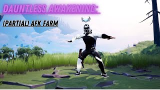 Dauntless Awakening Hunting Grounds partial AFK farm  Alluring Moons Glitch [upl. by Naz]