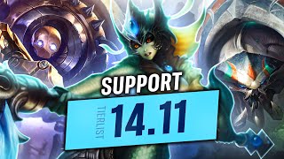 1411 Support Tier ListMeta Analysis  First Strike Dawncore Helia etc League of Legends [upl. by Cousins562]