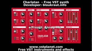 Charlatan  Free VST synth  vstplanetcom [upl. by Ittap]