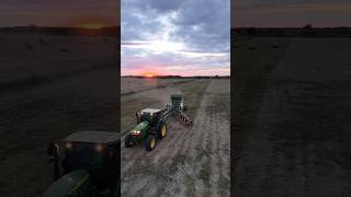 John Deere Baler Connection Baling Hay In Texas shorts automobile farming america [upl. by Venita]