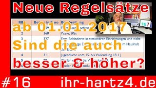 Neue Regelstufen ab 112017  Höherer Regelbedarf  ihrhartz4de 16 [upl. by Abrahan299]