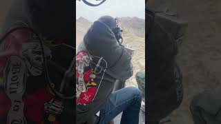 M249 saw shooting from a helicopter Thanks to gunshiphelicopters8888 vegas vegasbaby [upl. by Stavro]