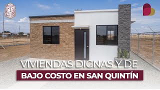 Esta es LA PRIMER CASA en San Quintín construida en colaboración por INFONAVIT y nuestro Gobierno [upl. by Nosoj340]