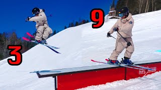 10 First Tricks To Learn on Skis [upl. by Hegyera]