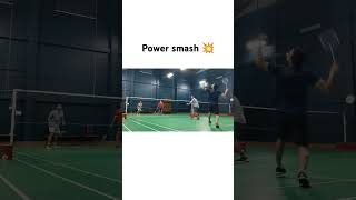 badminton powersmash badmintontrickshot manipur badmintonrallies viralshort doctor shorts [upl. by Aedrahs]