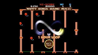 1H Loop  Mappy  Bonus Round Theme NES Soundtrack  Piano [upl. by Negroj942]