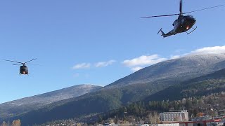 RCAF CH146 Griffon Helicopter FlyBy [upl. by Dj410]