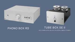 Comparison ProJect Phono Box RS vs ProJect Tube Box SE II [upl. by Combe]