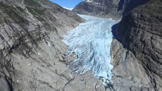 Drone  The Amazing Nigardsbreen Glacier Norway [upl. by Sadoc]