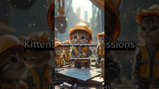 AI creates kittens with professions [upl. by Ireva]