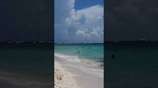 Mexico  Beachwalking in Cancun Swimming fun in Playa del Carmen Shorts [upl. by Inanak]