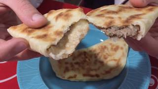 Kapalı Lahmacun Yapımı l Sembusek Lahmacun [upl. by Anafetse]