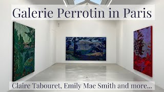 Visiting Galerie Perrotin in Paris Exhibits by Emily Mae Smith Claire Tabouret and more [upl. by Eentihw552]