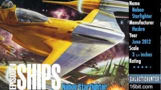 Naboo Starfighter Review  Star Wars 2012 Hasbro Action Figure Vehicle [upl. by Aisereht]