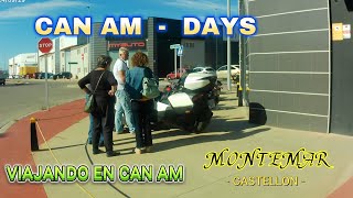 VIAJANDO EN CAN AM SPYDER RT  235 VISITA A LA CAN AM DAYS DE CASTELLON [upl. by Elttil780]