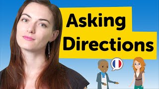 Asking Directions in French  French Conversational Phrases [upl. by Dimah]