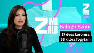 BALOGH SZIMI 17 éves koromra 38 kilóra fogytam  TESTKÉPZAVAR EVÉSZAVAR  Zworld Tóth Vivivel [upl. by Tubb]