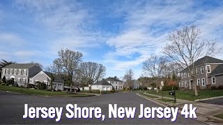 Driving in wealthy American suburbs  Jersey Shore New Jersey 🇺🇸 4k [upl. by Four]