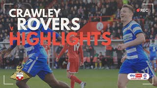 Crawley Town v Doncaster Rovers highlights [upl. by Atiuqrehs]