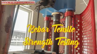 Rebar Tensile Strength Test [upl. by Mandelbaum]